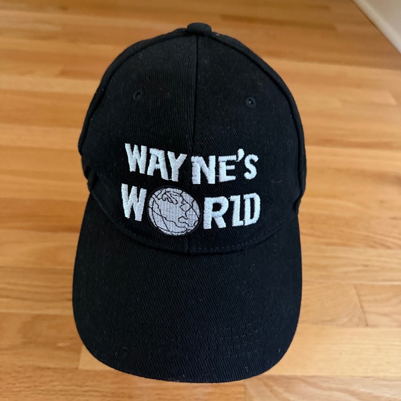 Wayne's World Black Hat Cap - Picture 1 of 8